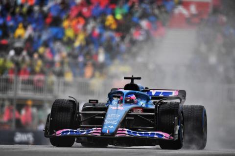 Alonso beats Gasly and Vettel in wet final F1 practice in Canada