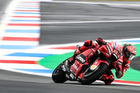 Bagnaia keeps Ducati on top in Assen FP2, Espargaro hot on his heels