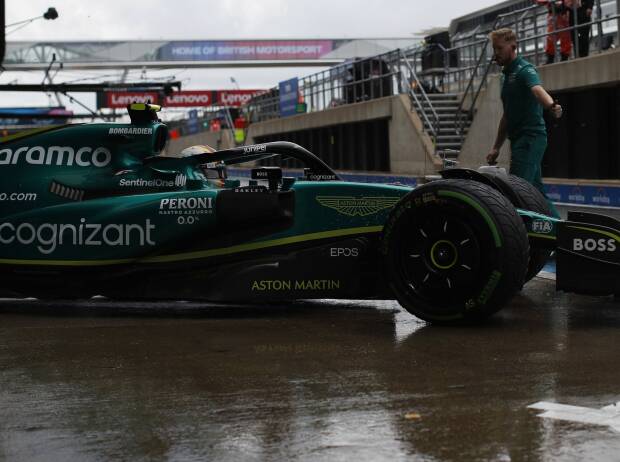 Formula 1-Training Silverstone: Session wegen Regens völlig entwertet