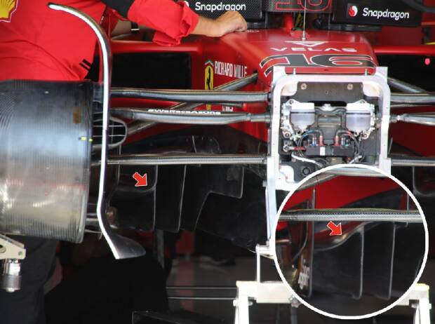 Formel-1-Technik: Neuer Ferrari-Unterboden in Le Castellet!