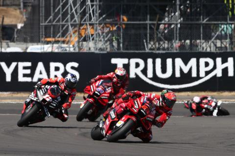 Bagnaia beats Vinales to stunning British MotoGP victory