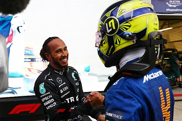 Norris, Lewis Hamilton döneminde yarıştığı için kendini “şanslı” hissediyor