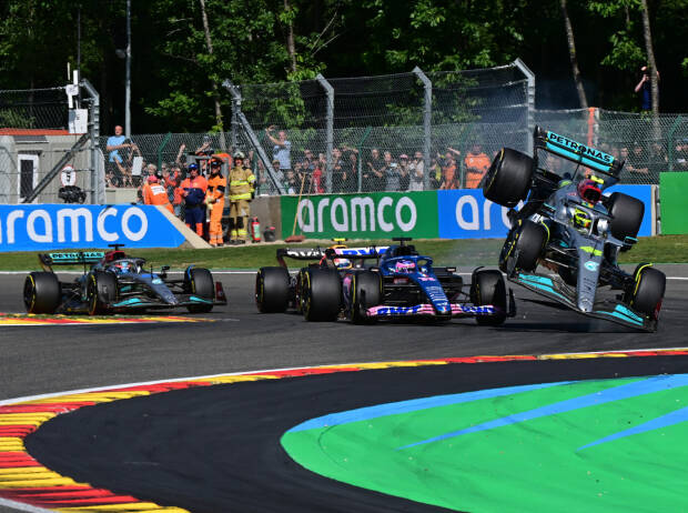 Lewis Hamiltons Unfall mit Fernando Alonso in Spa: Aufprall mit 45g!