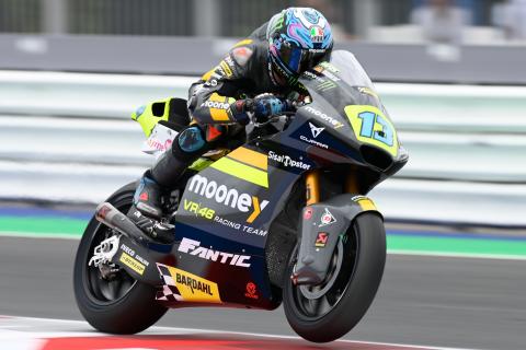 San Marino Moto2: Home pole for Vietti despite fall