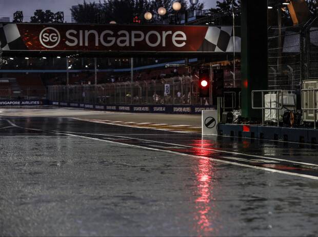 Formula 1-Training Singapur: Leclerc bei Starkregen klar vor Verstappen