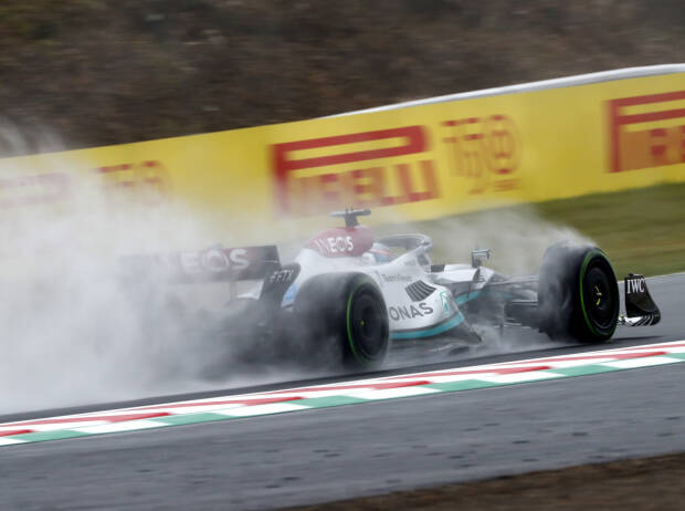 Formula 1-Training Suzuka: Mercedes mit Bestzeit am Regen-Freitag