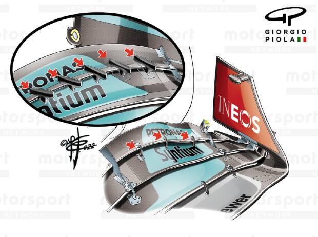Umstrittener Mercedes-Frontflügel: In Mexiko am Auto oder nicht? Umstrittener Mercedes-Frontflügel: In Mexiko am Auto oder nicht?
