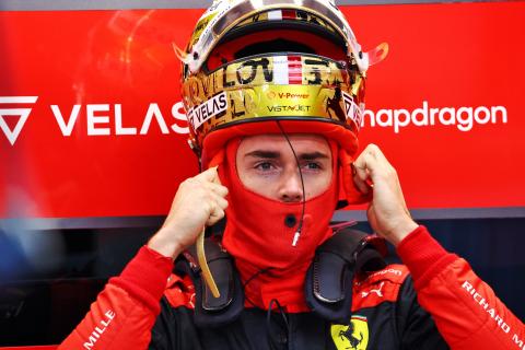 Leclerc tops wet Singapore final practice as Mercedes struggle
