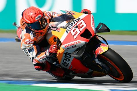Marquez: “I play with the bike, I save mistakes, no pain”
