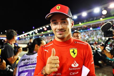 Leclerc pips Perez and Hamilton to Singapore pole, Verstappen P8