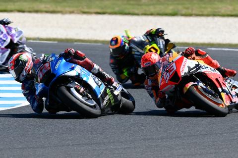 Rins dedicates win to departing Suzuki, overtakes with Marquez ‘on the limit’