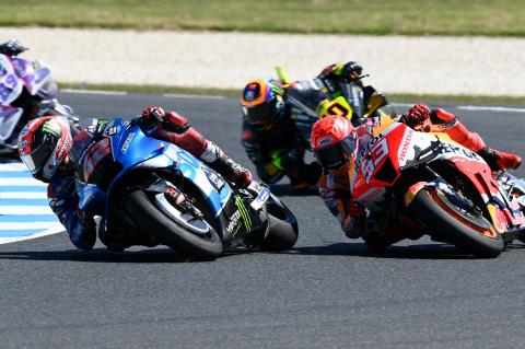Rins dedicates win to departing Suzuki, overtakes with Marquez ‘on the limit’