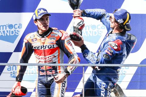 Marquez opts against wishing Rins well at Honda – ‘it would be fake’
