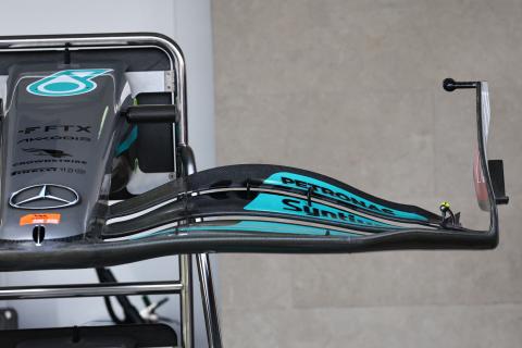 Mercedes adjust controversial front wing for F1 Mexico City GP