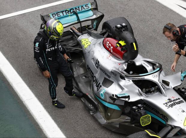 Mercedes: Schaden an Hamiltons Auto in Brasilien war nicht groß
