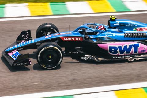 Ocon tops final Brazil practice before F1 sprint