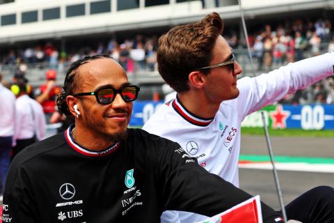 Russell on Hamilton: “If the good relationship with Lewis were to break down…”