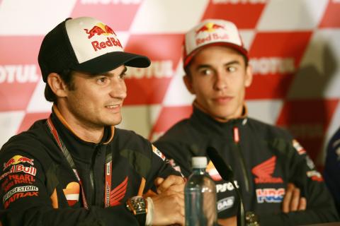 Marquez on Pedrosa “tension”; “make teammate’s life impossible”, warning to Mir?