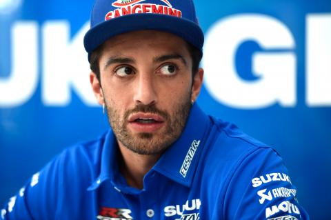 Andrea Iannone escapes serious injury in training for comeback