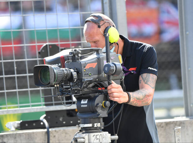 Wie TV-Bilder von einer Formel-1-Strecke auf den Bildschirm kommen