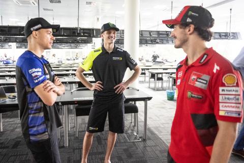 Luca Marini: 'Perfect' test, lap time ‘incredible’, 'ghost fight'