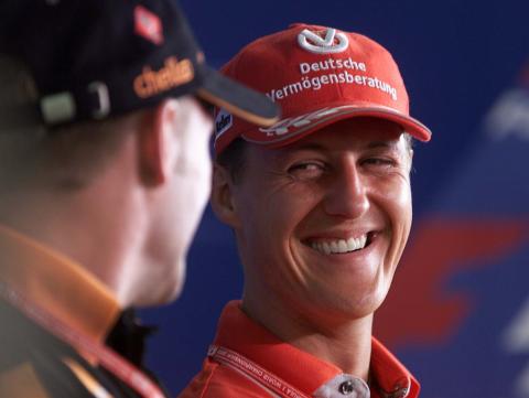 Forgotten Michael Schumacher and Jos Verstappen chat, discussing sons, emerges