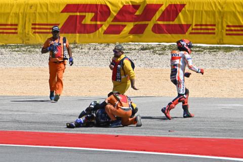 Aleix Espargaro on Marc Marquez’s crash: “They have to ban him for one race" Aleix Espargaro on Marc Marquez’s crash: “They have to ban him for one race"