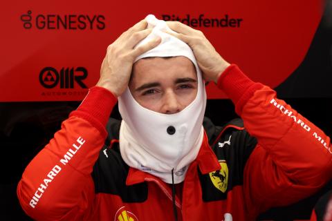 Leclerc’s furious team radio to Ferrari displays his frustration