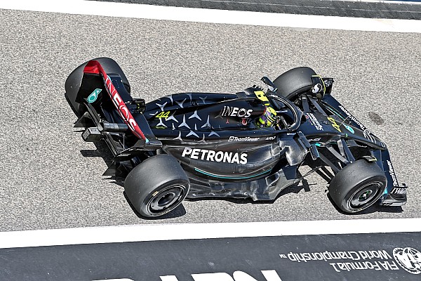 Mercedes, Bahreyn Yarış için yeni bir arka kanat hazırladı