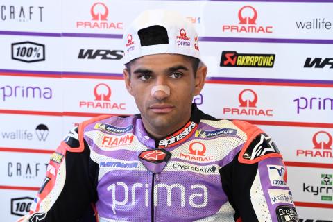 Jorge Martin goes fastest but reveals sickness: “I feel bad, really weak”