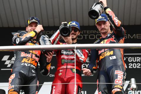 Bagnaia, Miller, Binder's post-race banter revealed: "I'd have wiped us out…"