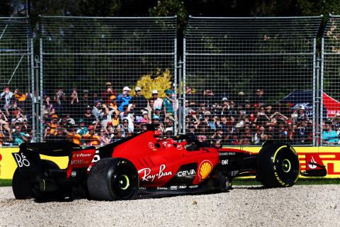 Leclerc crashes out on first lap of Australian GP