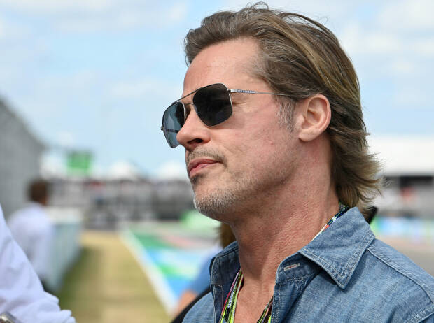 Bei Silverstone-Rennen: Brad Pitt darf Formel-1-Auto fahren
