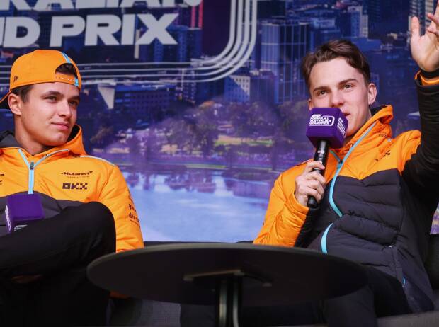 Norris lobt jungen Teamkollegen: “Piastri pusht mich mehr als Ricciardo”
