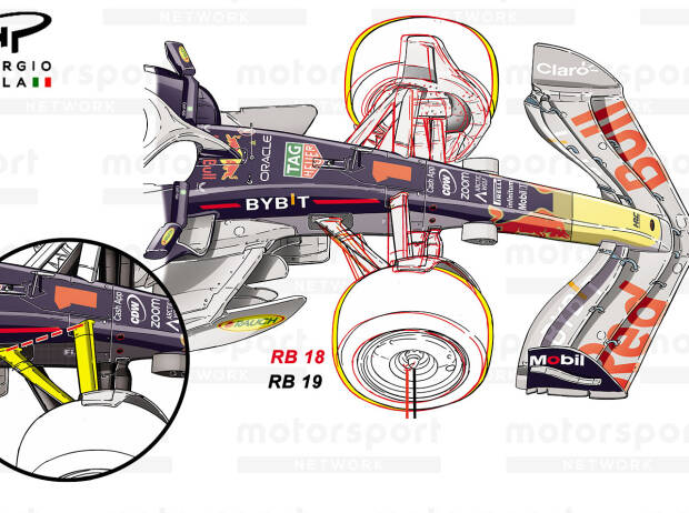 Formel-1-Technik: Wie Red Bull seinen RB19 weiter verbessert Formel-1-Technik: Wie Red Bull seinen RB19 weiter verbessert