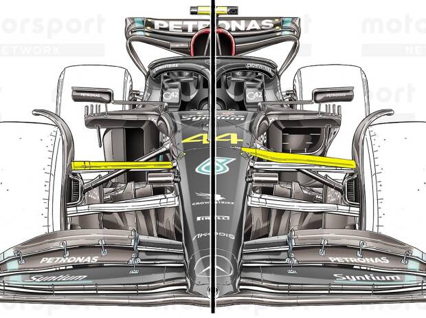 Formel-1-Technik: Weitere Details zum Mercedes-Update in Monaco