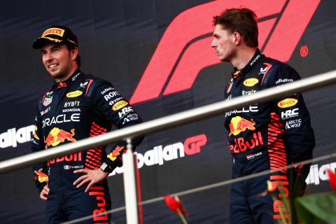 An advantage in Red Bull’s intra-team title fight? “Checo’s got rhino skin” An advantage in Red Bull’s intra-team title fight? “Checo’s got rhino skin”