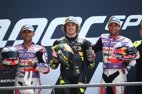 Podium trio's chat revealed: “Did you touch him?”; “No, but I pushed him wide…”