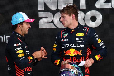Red Bull duo appear shocked at Russell’s P4 as cooldown room chat revealed
