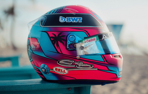 Here are the special helmet designs for each driver at the F1 Miami Grand Prix