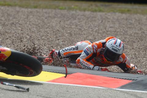 “When Marc Marquez crashed I was behind him, he did nothing wrong, I was scared”
