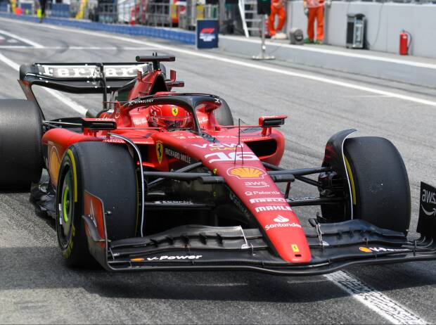 Charles Leclerc: Start aus der Boxengasse mit komplett neuem Heck