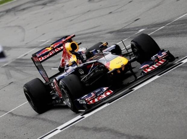 Mit seinem Red Bull von 2011: Sebastian Vettel fährt die Nürburgring Nordschleife