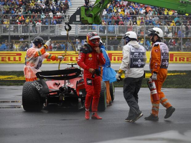 Formula 1-Training Kanada: Sainz-Crash bei Verstappen-Gala im Nassen