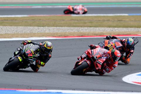 Francesco Bagnaia fights off Marco Bezzecchi to claim victory at Assen