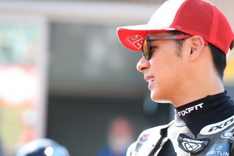 Nakagami surprises with best of season despite "crazy spinning"