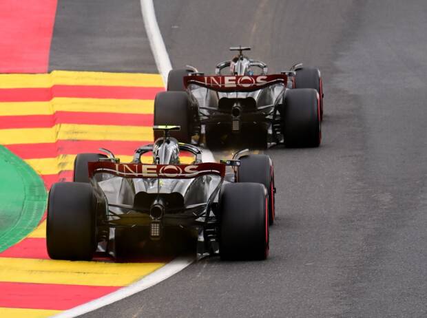 Mercedes: Russell verhindert Hamilton-Bestzeit in Spa
