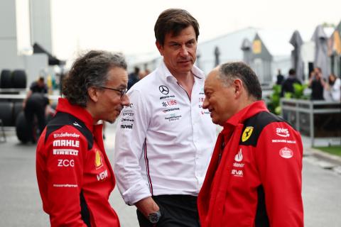 Ferrari respond to Wolff’s “F2” remark: “The same when Mercedes were in front”