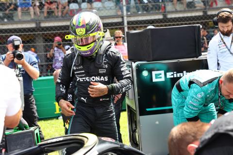 Annoyed Hamilton says performance, not car problem, to blame for Merc woes