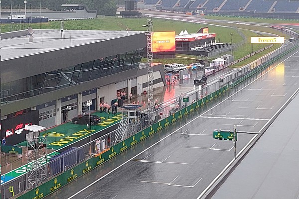 Red Bull Ring’de yoğun yağmur başladı